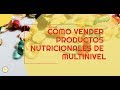 Como Vender Vitaminas, Suplementos Nutricionales de Multinivel en Internet