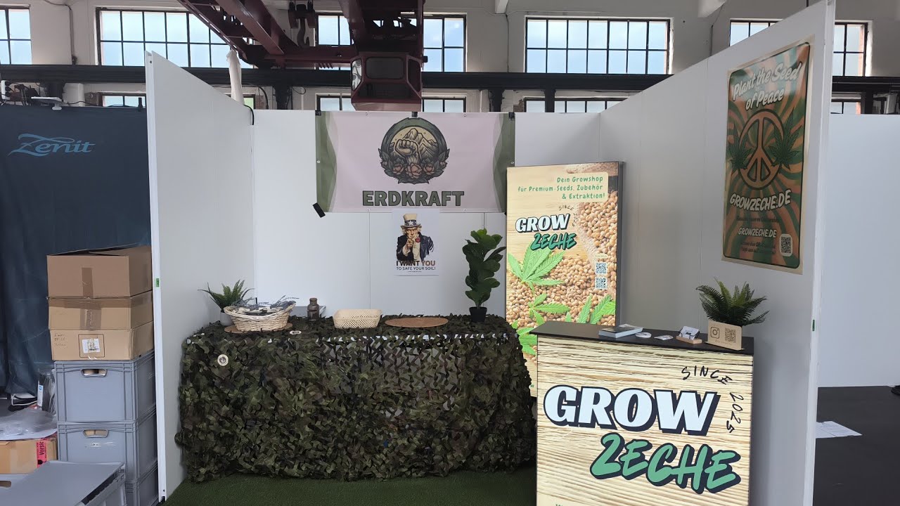 Vlog  Cannafaire 2025 Erdkraft & Grow zeche anreise u. aufbau #nrw #cannafaire #messe