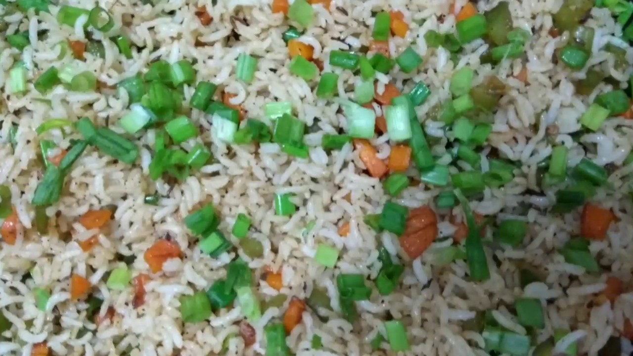 Very Simple & Quick Vegetable Fried Rice in Tamil YouTube