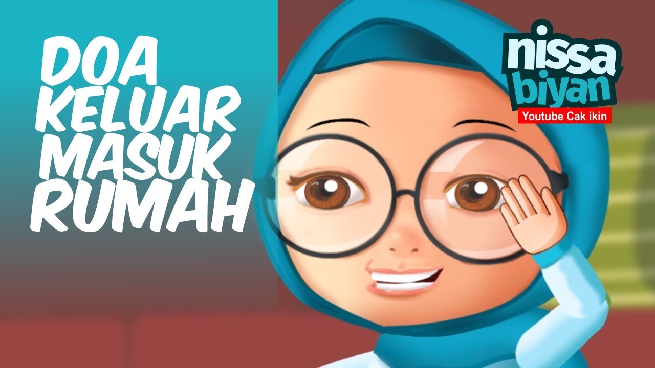 Nissa Sabyan Doa Keluar Dan Masuk Rumah Kartun Lucu YouTube
