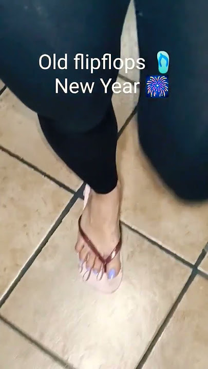 Old flipflops🩴in Happy New Year 🎆🥂 #youtubeshorts #shorts