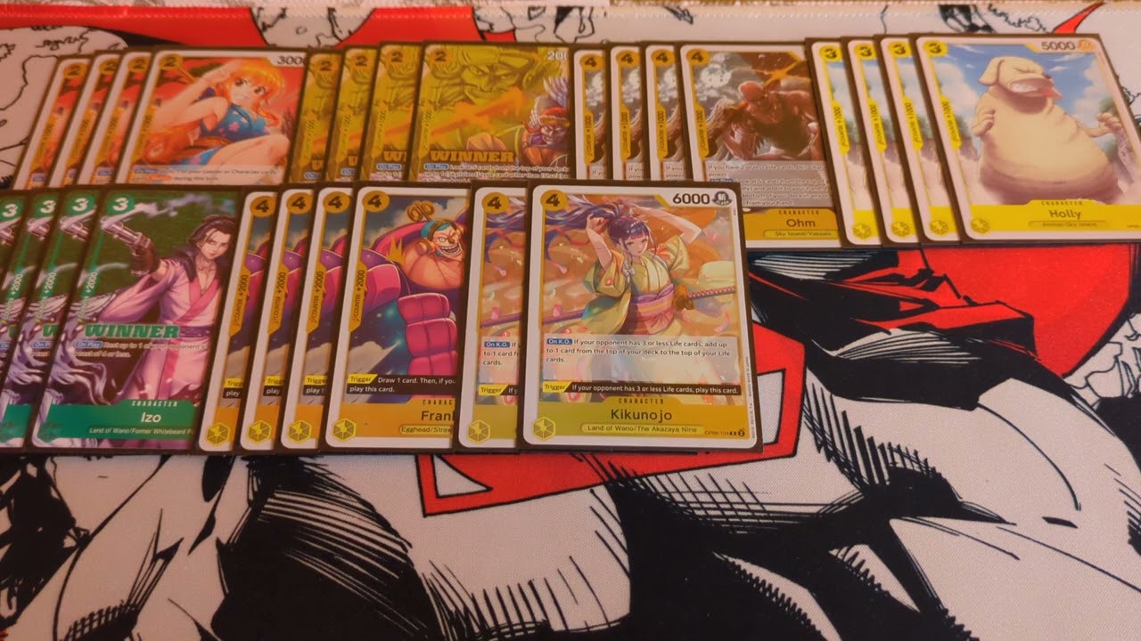 one piece card game deck profile ~ 1st Place Locals (G/Y) Yamato One Piece Card Game Deck