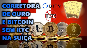 Corretora de BTC e Ouro sem KYC sediada na Suíça Bity.com