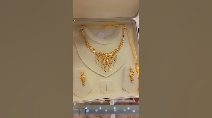 light weight gold necklace set design ❤️😍💞 #gold #jewellery #wedding #necklace #beautiful #trending