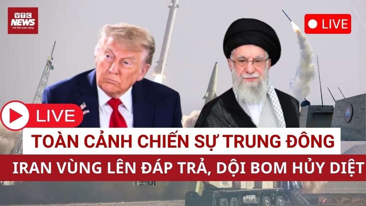 Trực tiếp từ chảo lửa Trung Đông: Iran tung đòn đáp trả chưa từng có, oanh tạc trung tâm tình báo Mỹ