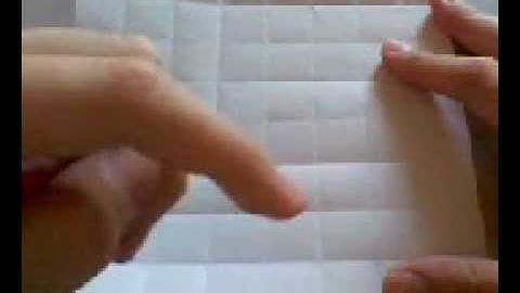 Origami Tutorial-10-How to pecrease a 4x4 and 8x8 grid.