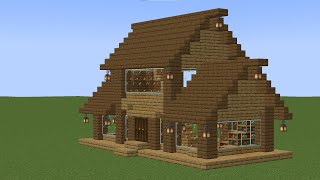 Minecraft | How to Build a Beautiful and Easy Wooden House? by Uçan Ayı 3,281 views 2 months ago 6 minutes, 7 seconds