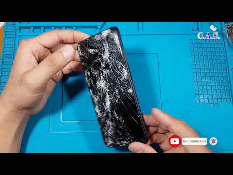 Redmi 9T проехал камаз, разборка, сборка, замена экрана, кривой корпус, треснул экран