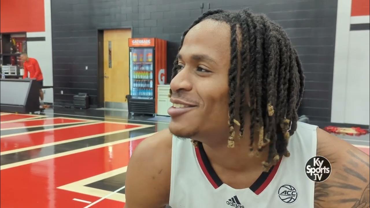 Louisville Cardinals Basketball Kaleb Glenn - Media Day 2023 - YouTube