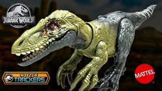 Mattel Jurassic World Dino Trackers Wild Roar Orkoraptor Review!!!