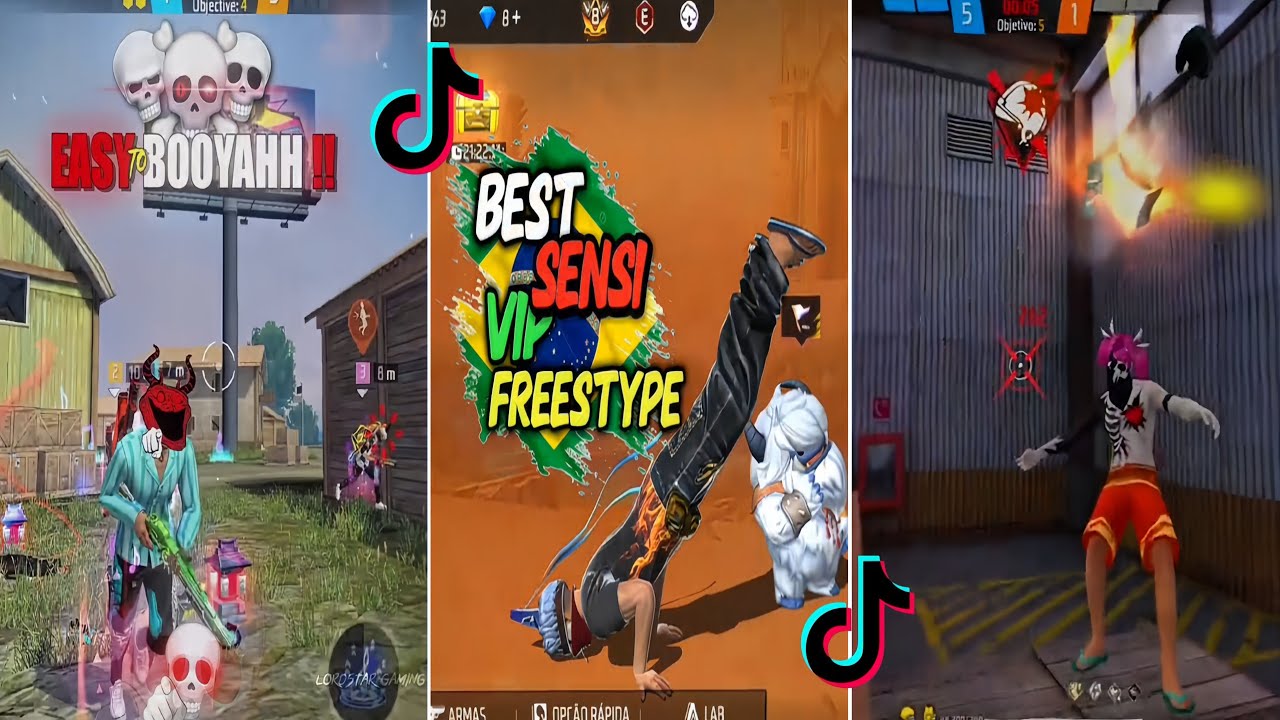 BEST VIDEO FREE FIRE 🥵💀 EDITS TIKTOK TROLL FACE 👾😈 P.198