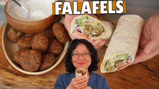 FALAFELS : bonne texture et parfum subtil, un des meilleurs street food, cuisine du Moyen-Orient