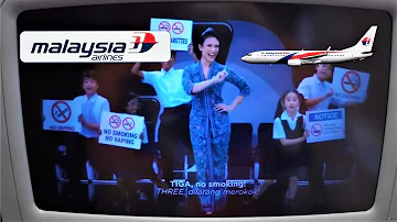 ✈︎ Malaysia Airlines ✈︎ BRAND NEW & CRAZY Safety Video - Keselamatan