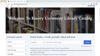 Using the Catalog