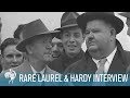 Laurel  hardy rare interview with an iconic comedy duo 1947  british path