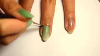 Mint Mani Nail Art Tutorial In Memory Of Taliajoy18