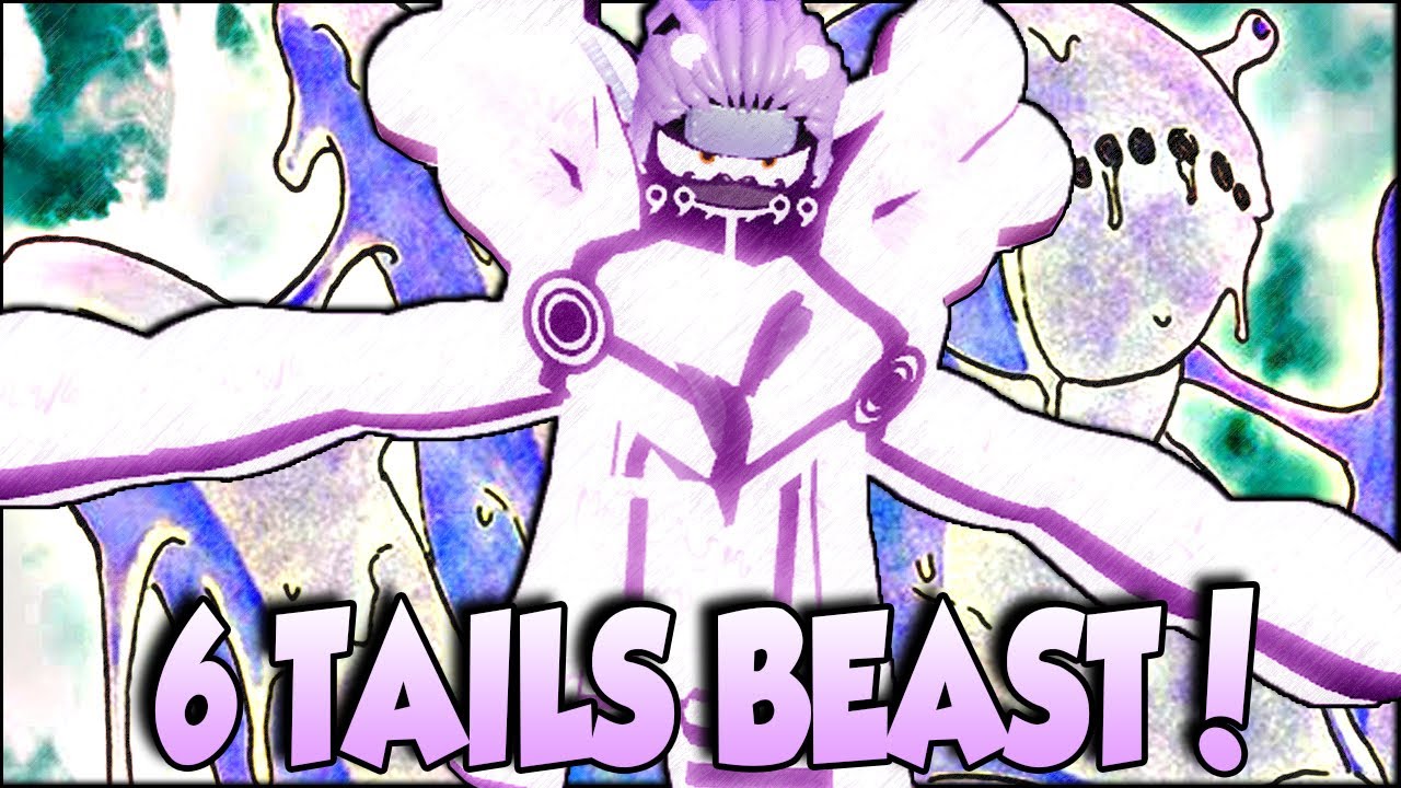 New Code 6 Tailed Beast Saiken Chakra Mode Full Tier Showcase Shinobi Life 2 Roblox Youtube - purple beast mode roblox wiki