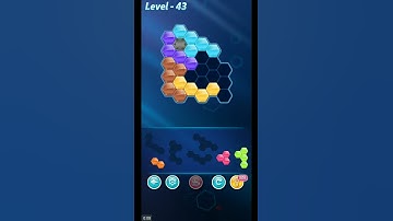 BLOCK HEXA PUZZLE LEVEL 43 ANSWERS TURMOIL B LEVEL PACK