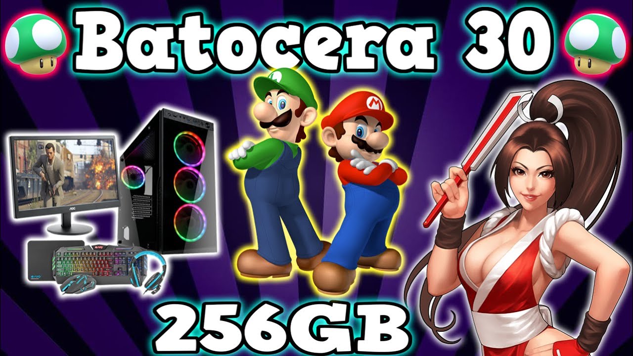 Batocera 30 256GB para PC (Wine) (Sega model 3) DuckStation PS2