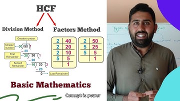 HCF | Factors / Division Method | in Sindhi | Salahuddin | Sindhi Thoughts