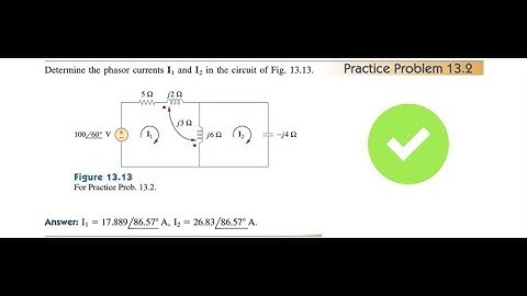 Chapter 13 Practice Problem 13.2 Fundamentals of Electric Circuits (Circuit Analysis 2)