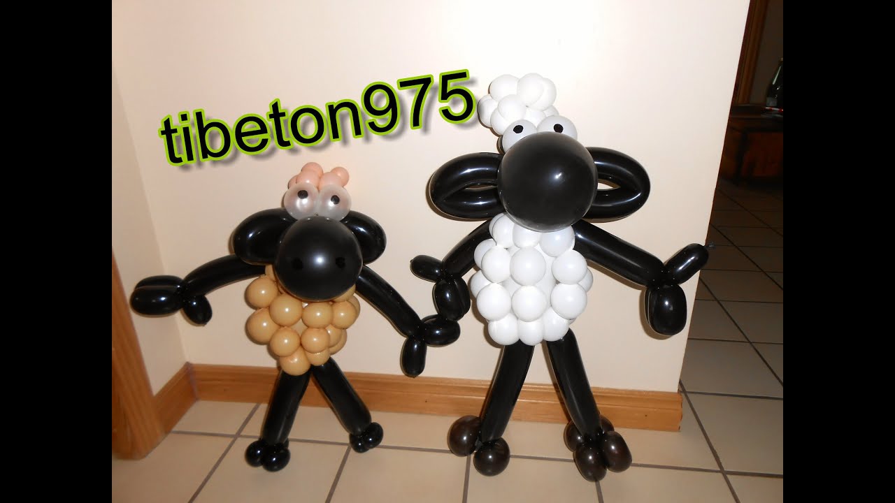 N 86 Shaun Le Mouton Shaun The Sheep Balloon Tutorial Youtube