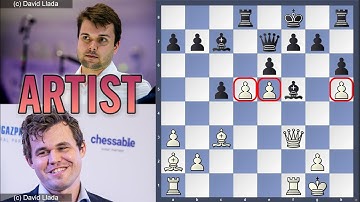 Carlsen the Artist | Magnus Carlsen vs Vladimir Fedoseev | Fide World Cup 2021