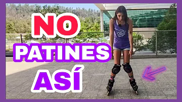 ¿Por qué los patinadores llevan mallas sobre los patines?