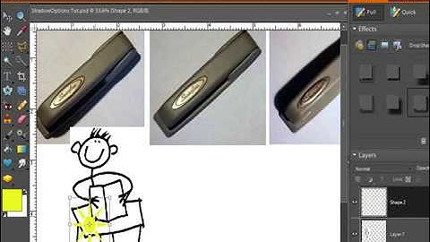 Drop Shadows Basics in Photoshop Elements