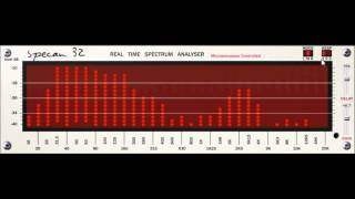 specscan32 real time spectrum analyser by pitone lab