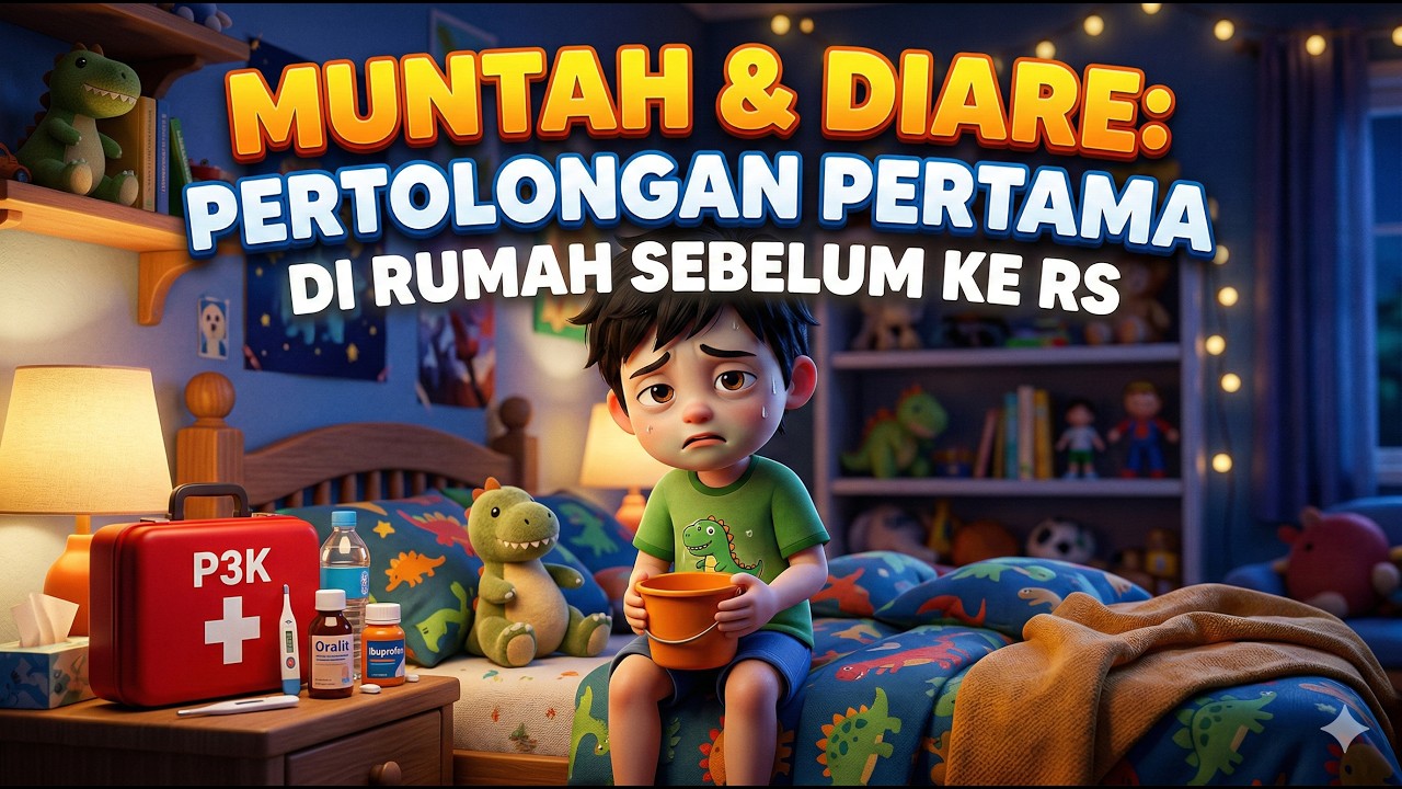 Pertolongan pertama jika anak muntah dan diare