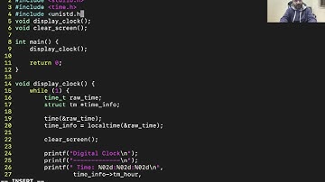 Digital Clock in C | Real-Time Clock with C Programming