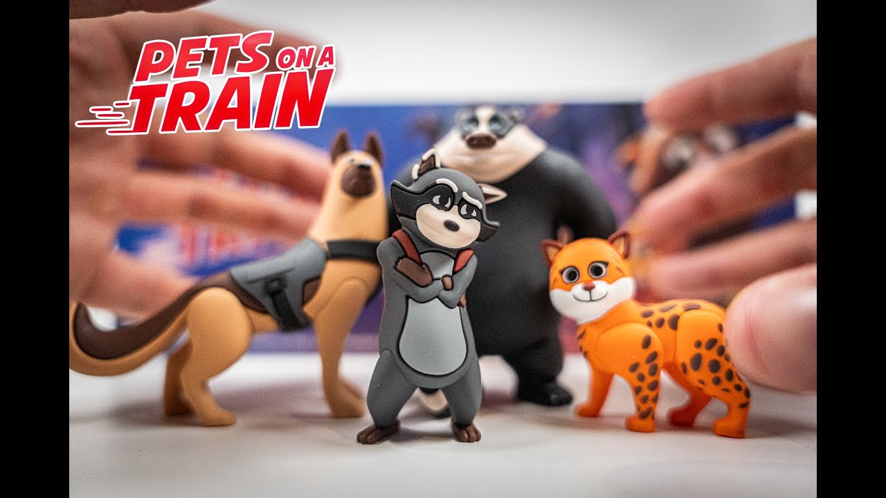 Pets on a Train | Limited Edition ASMR Unboxing All 4 Figures