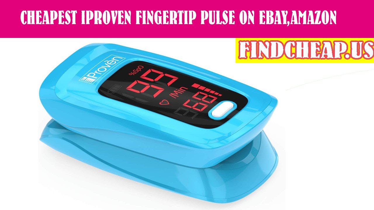 Cheapest iProven Pulse Oximeter Fingertip  Blood Oxygen | Findcheap.us