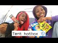 Hotbox the tent with us|| snookie and makayla jaii