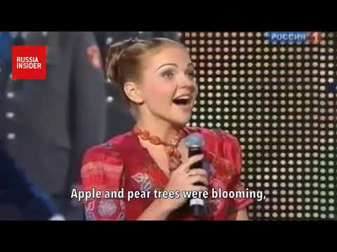 KATYUSHA _ КАТЮШA_ Russian Girl Sings One of the Most Popular Folk Songs Ever