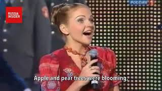 KATYUSHA _ КАТЮШA_ Russian Girl Sings One of the Most Popular Folk Songs Ever Resimi