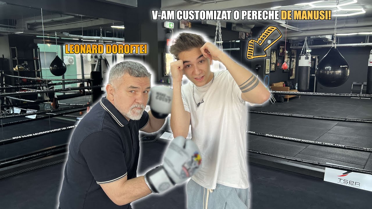 Manusi De Box Custom Pentru Leonard Doroftei