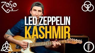 Как играть Led Zeppelin Kashmir на гитаре
