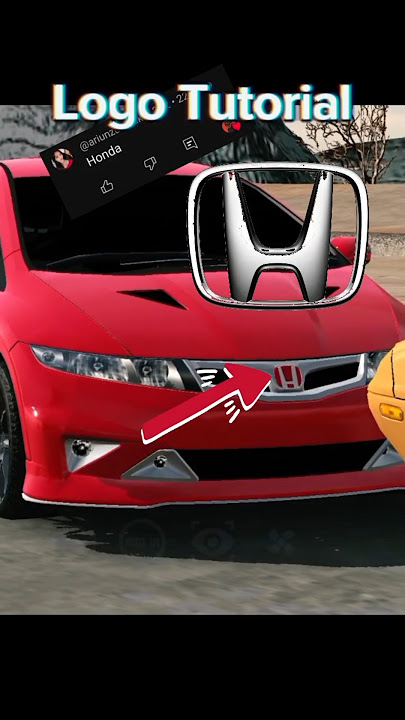 Honda Logo Tutorial Shorts in Car Parking Multiplayer #shorts #cpm