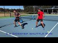 Tennis warm up with bfirm and lee campbell