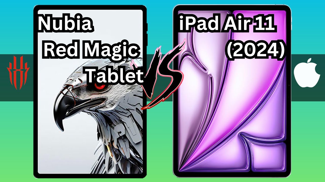 Red Magic Tablet VS iPad Air 11 - YouTube