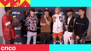 CNCO Talks VMA Performance \& New 'QQS' EP | 2019 Video Music Awards