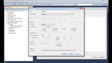 SQL Server Agent Backup Job