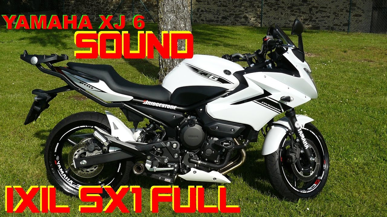 IXIL SX1 FULL : YAMAHA XJ6 - orig.sound, db killer #1, #2, without db killer