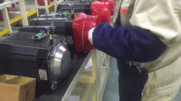 Fan installation for AC servo motor from CTB workshop