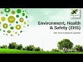 Environment, Health & Safety (EHS) Effectiveness