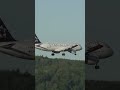 Zurich Airport Austrian Airlines airplane Airbus A320-214 OE-LBZ landing on a spring evening.