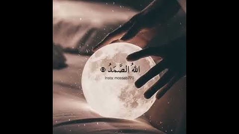 سورة الإخلاص تلاوه القارئ الشيخ ماهر المعيقلي