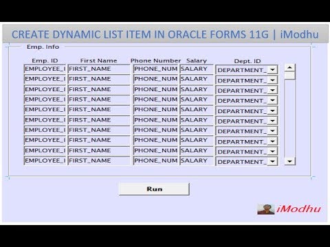 oracle dynamic variable assignment